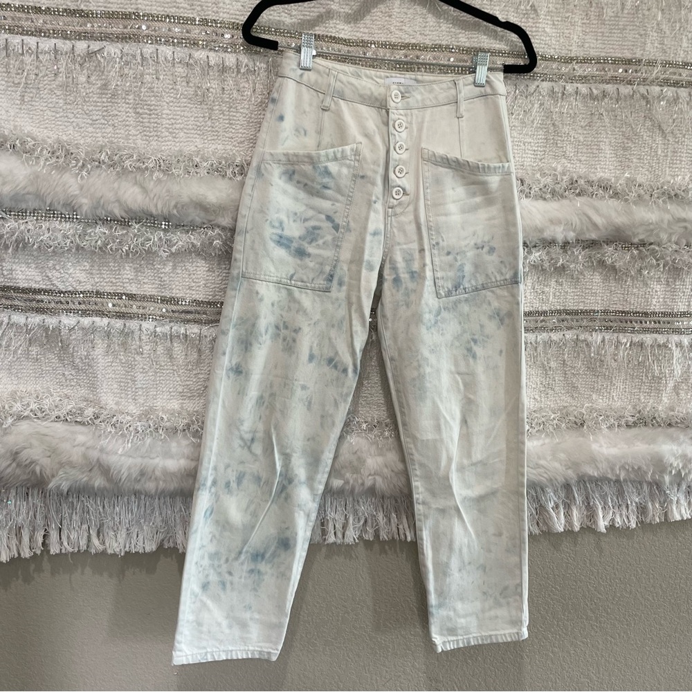 Pistola Tammy High Rise Trouser - Blue Marble